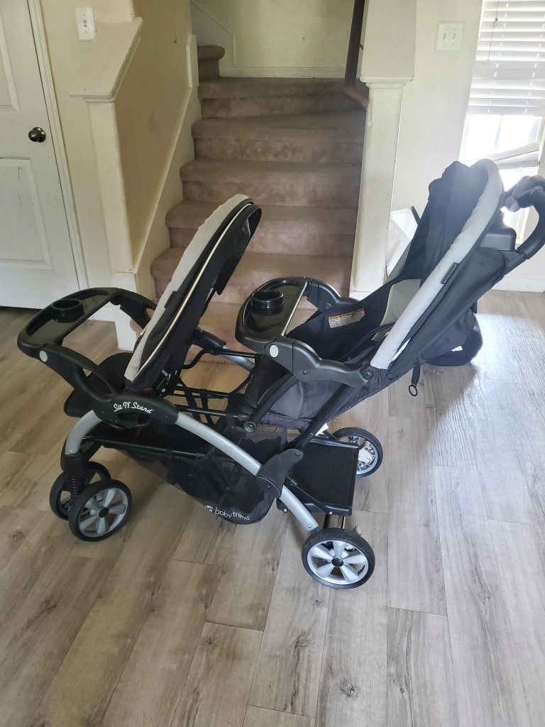 2-Seat Baby Stroller BABY TREND SIT N STAND