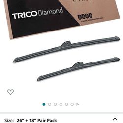 TRICO Gold® 26 & 18 Inch Pack Of 2 Automotive Replacement Windshield Wiper Blades For My Car (18-2618), Easy DIY Install & Superior Road Visibility 26