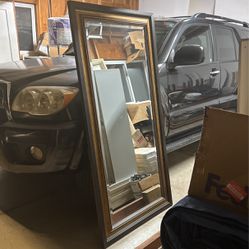 Large Full Length Mirror 32.5 X 66.5 Inches