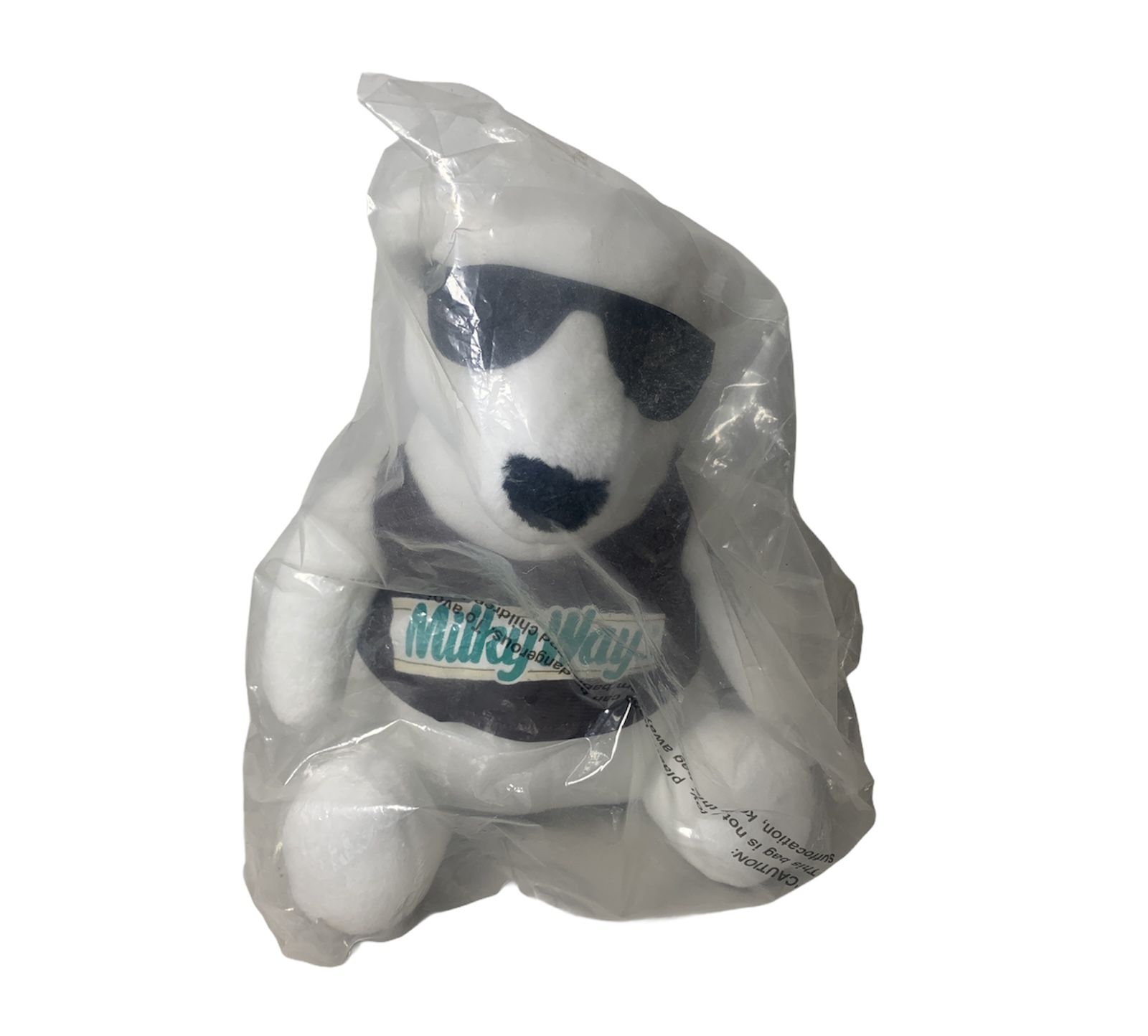 Milky Way Candy Bar Plush Polar Bear 1996 White With Sunglasses Mars 1996