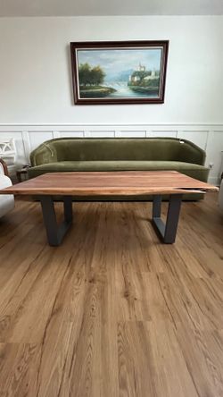 Acacia solid wood coffee table