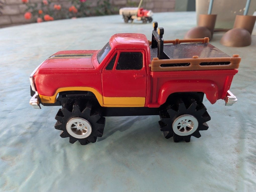 Red with Yellow/Black Trim Dodge Warlock Power Wagon Four Wheel Drive Pickup