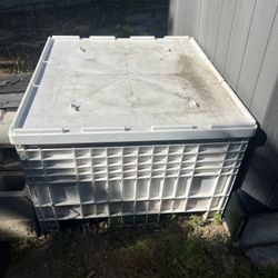 Buckhorn® Plastic Agricultural Bulk Container, 48"L x 44"W x 29"H,