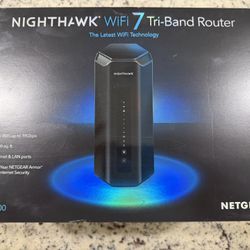 NetGear Nighthawk RS700  / WiFi 7 Tri-Band Router - Like New
