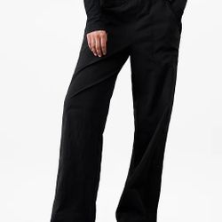 BRAND NEW Black Trekkie High Rise Parachute Pants Sz Small