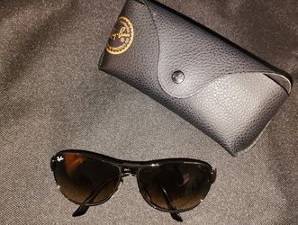 Ray-Ban = "Warrior" Sunglasses. Brown Gradient. Worn Once. Mint Condition. Zero scratches. AVAILABLE.