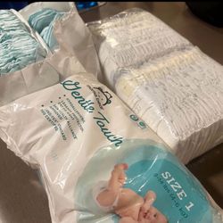 Diaper size one and two