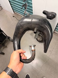 Enginetrix stamped pipe for GoPed