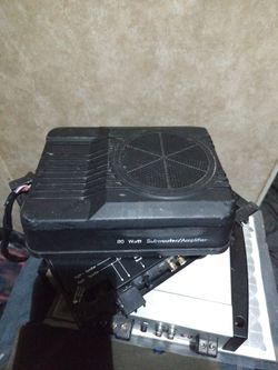 Panasonic Under Seat 80w Powered 4" Sub