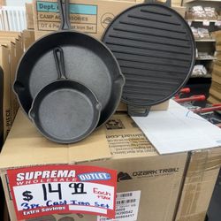 3 Piece Cast Iron Set 