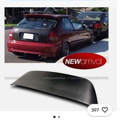 EK9 Civic hatchback CF wing 
