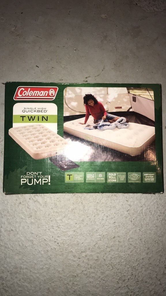 BRAND NEW NEVER OPENED Coleman™ Twin size air mattress