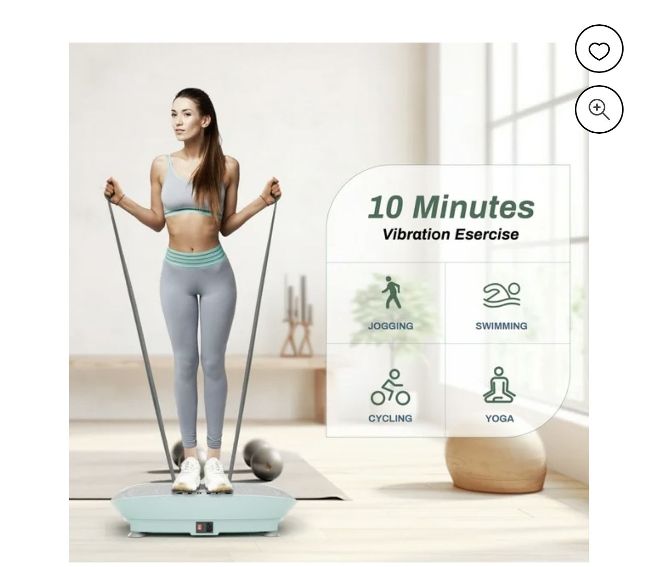 Vibrator Plate Exercise Machine