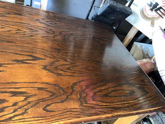 Hardwood kitchen table