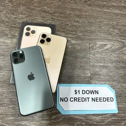 Apple IPhone 11 Pro - Black Friday ! 10% Off! $1 DOWN Today