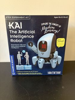 NEW Thames & Kosmos Kai: The Artificial Intelligence Robot | Explore Machine Learning | Build an Innovative Smart Robot & Experiment with AI | App-Ena