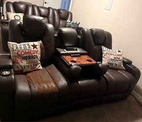 NFM Faux Leather Recliners