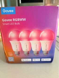 Govee RGBWW Smart LED Bulb (4 pack)