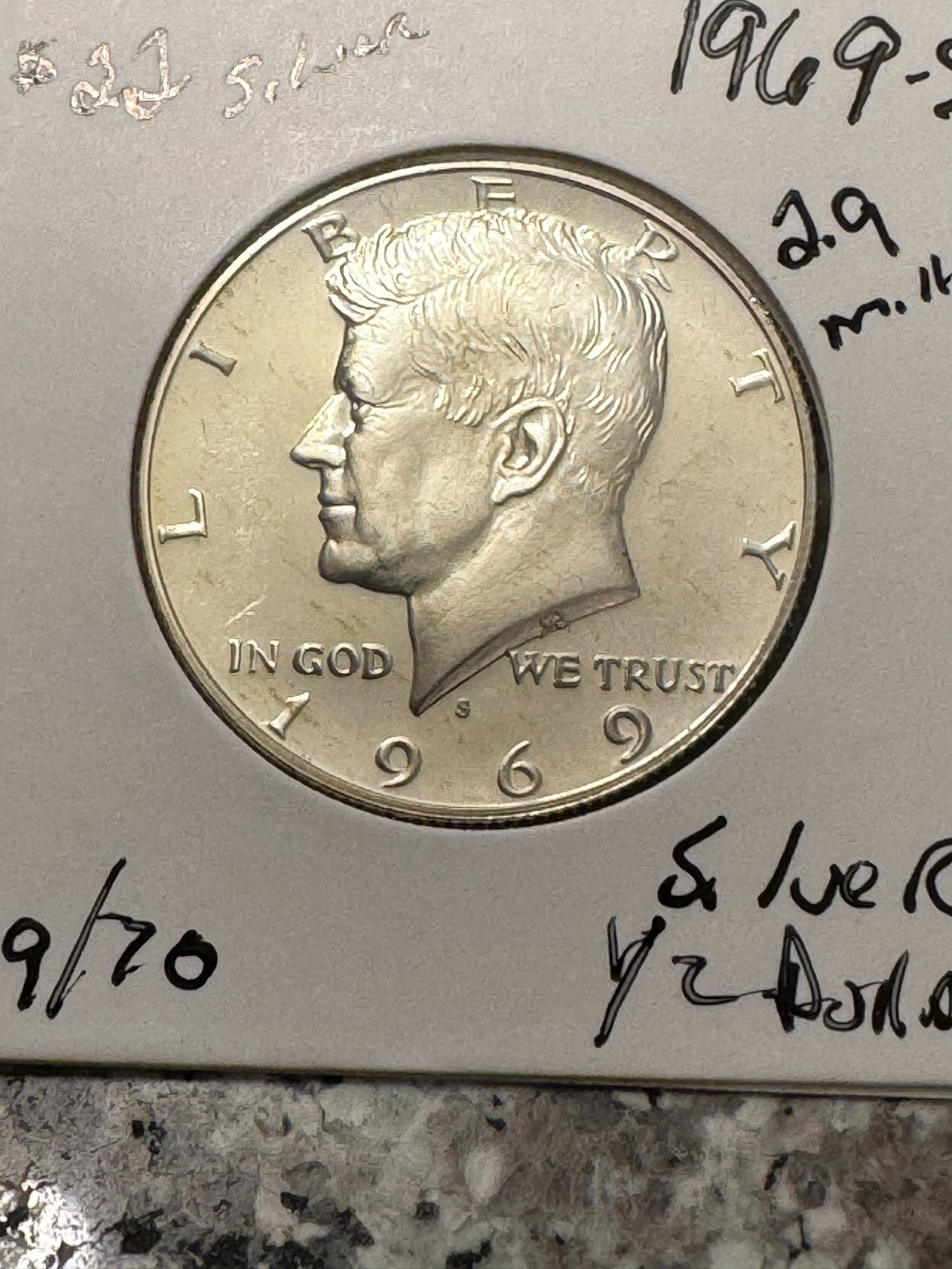 1969-S Silver Half Dollar (BU)
