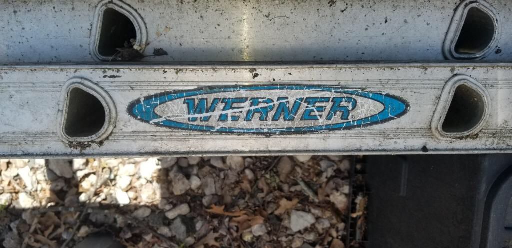 Werner  14 FT Heavy Duty Aluminum Single And Extension Ladder