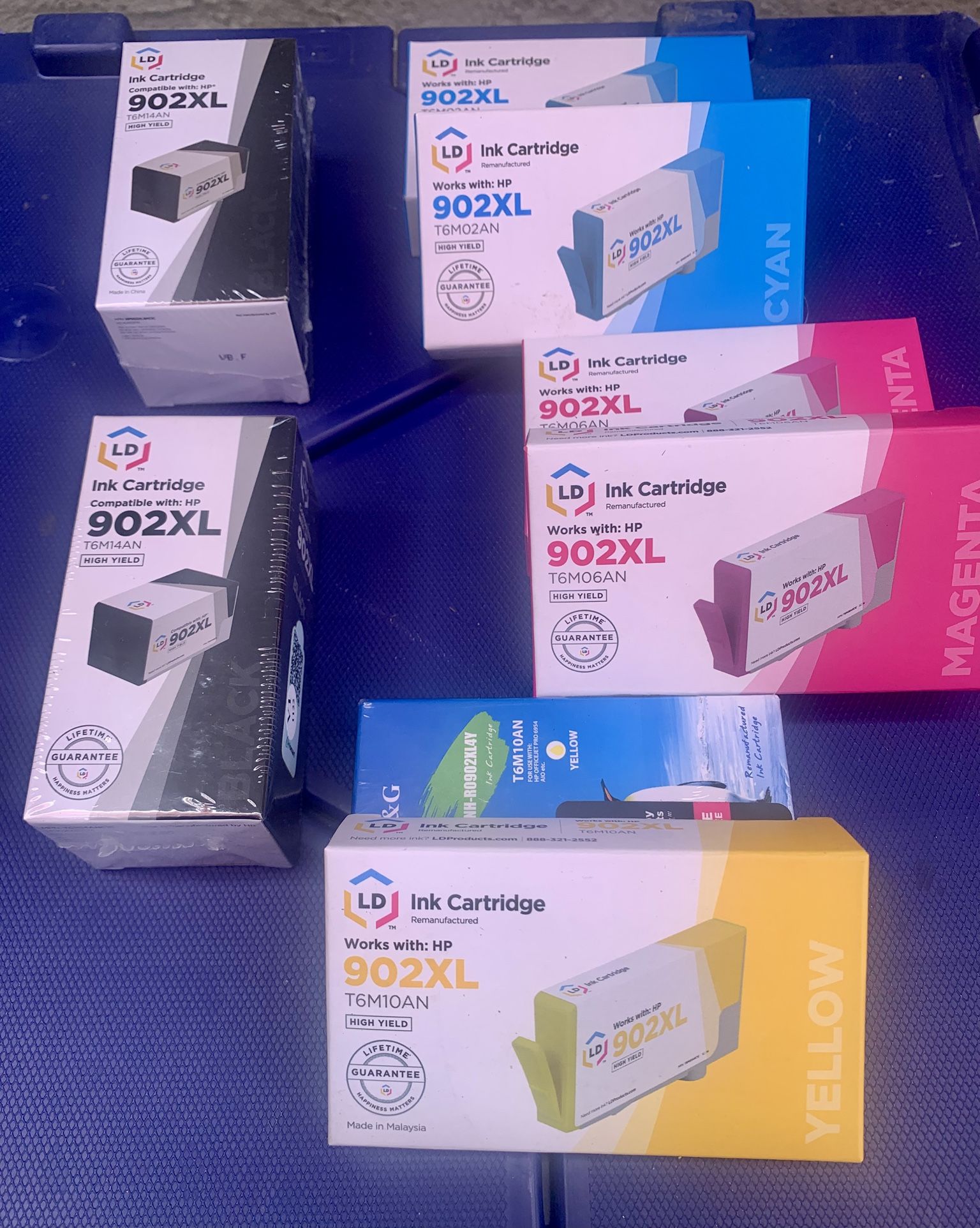 (16) 902XL Printer Ink Cartridges