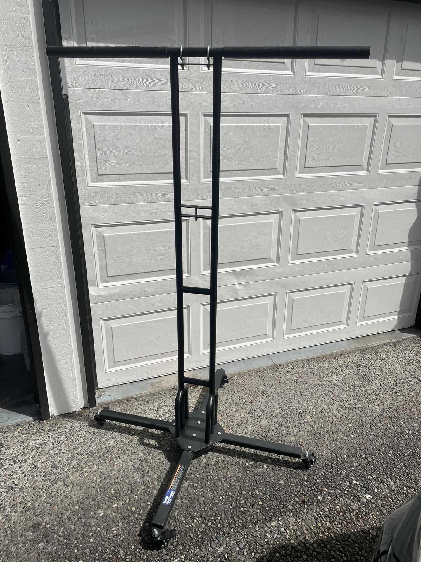 6 Bike rack stand 68” tall