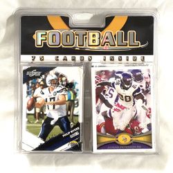 Mint Condition Sealed In Package 75 Count (Topps & Score) Football Trading Cards. 