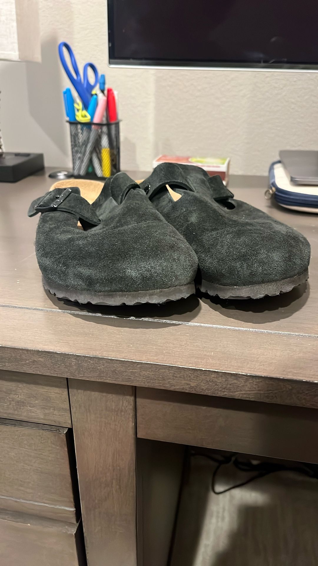 Black Birkenstocks Clogs