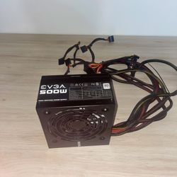 EVGA 500 Watt 80 Plus White Power Supply