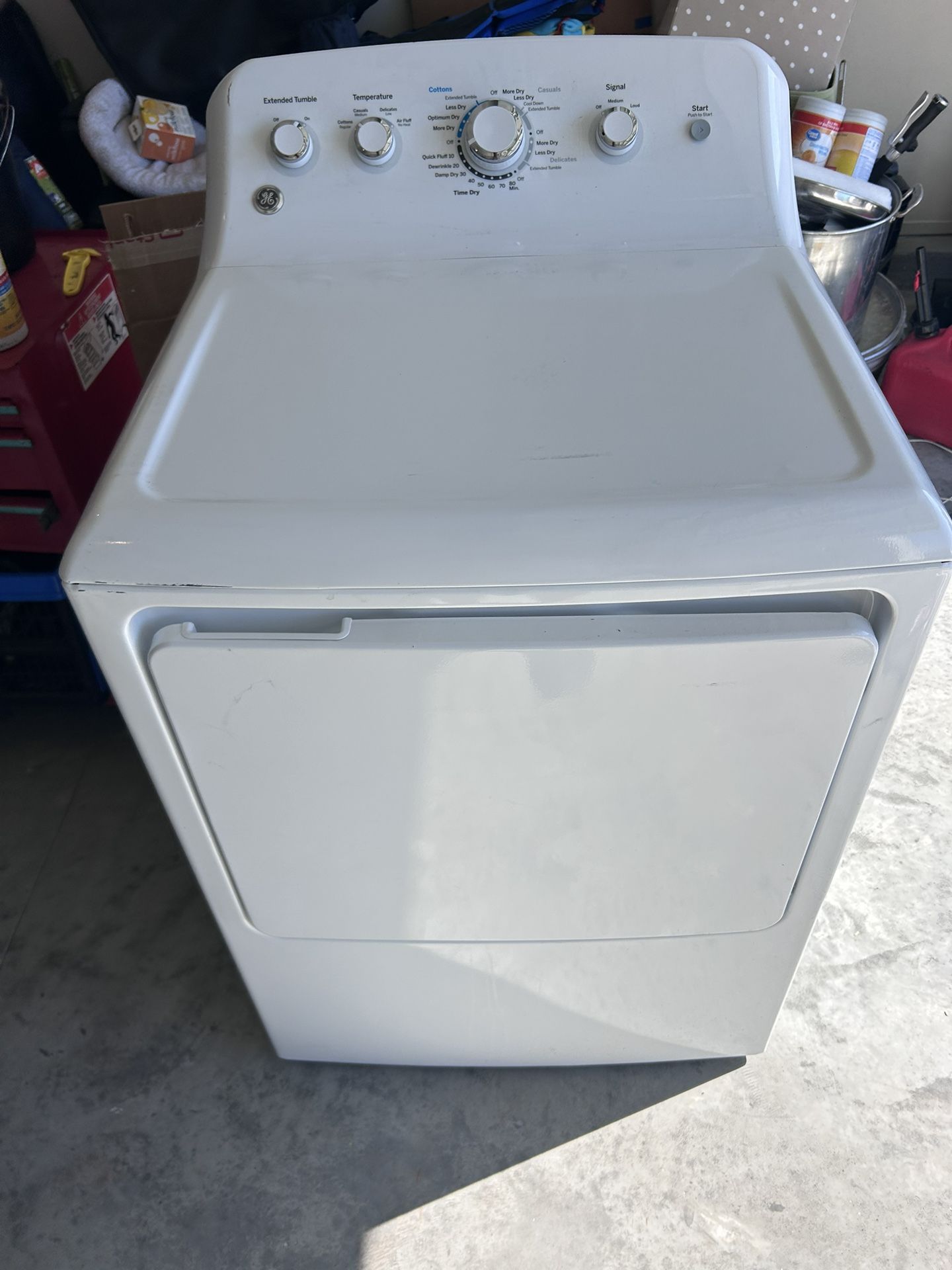 GE 7.2 cu ft Vented Electric Dryer
