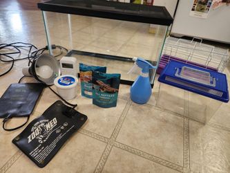 10 gallon reptile habitat supplies