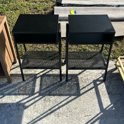 Black Side Tables 