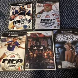 5 Games GameCube And Wii