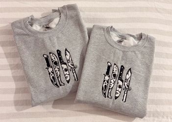 Halloween Embroidered Crewneck
