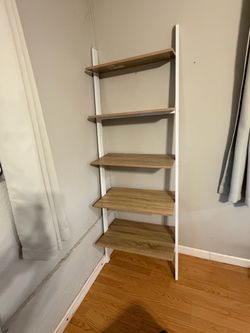 5-Tier Leaning Ladder Bookshelf