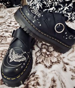 Dr. Martens 8065 Celestial Butterfly Mary Jane Shoes – Size 9 – Brand New – $75
