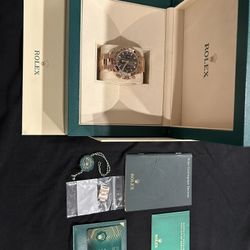 Rolex daytona everrose gold 40mm