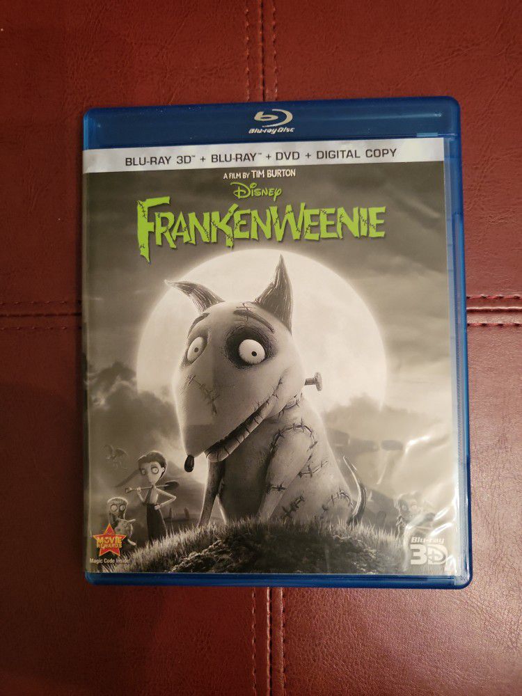 Frankenweenie 3D, Blu-ray + DVD 