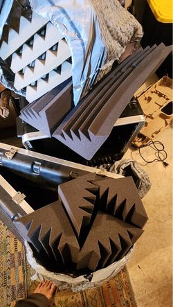 Acoustic Foam Panels Lot – Wedge & Pyramid