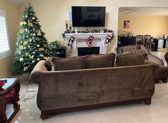 Sofa and chaise lounge