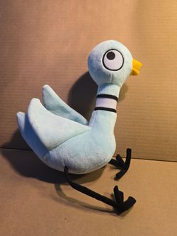 Pigeon plushie from books