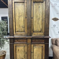 Antique Wood Cabinet