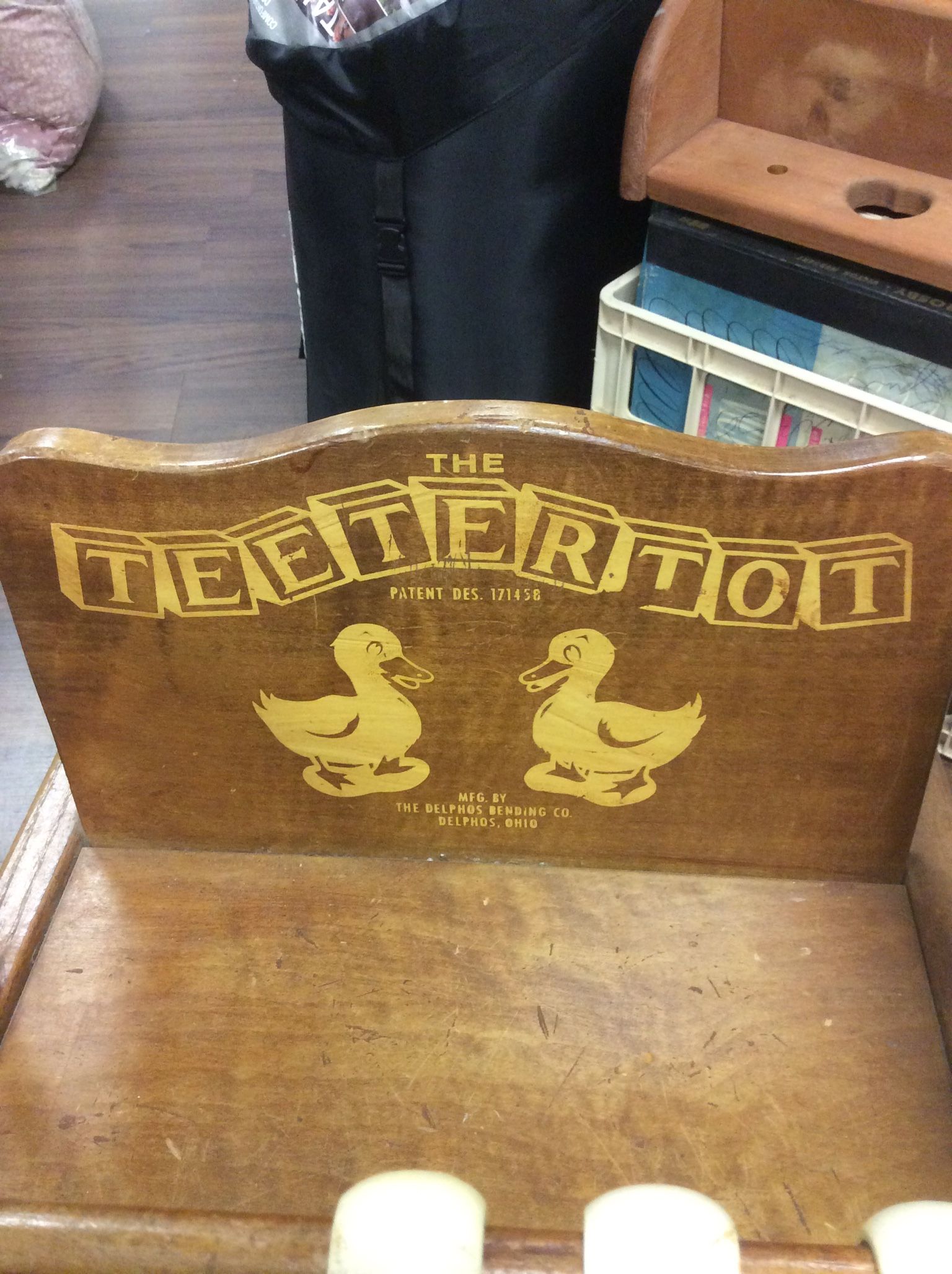 “The TeeterTot” Antique Baby Doll Rocker