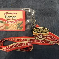 #####Maruchan Noodle Pack Landyard/ With Rubber Noodle Bowl#####