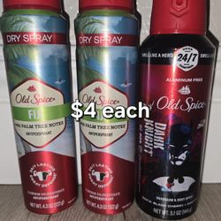 Old Spice Spray Deodorant 
