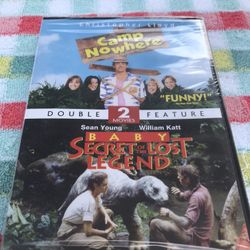 Camp nowhere and Baby Secret Of the Lost Legend Double Feature Dvd 