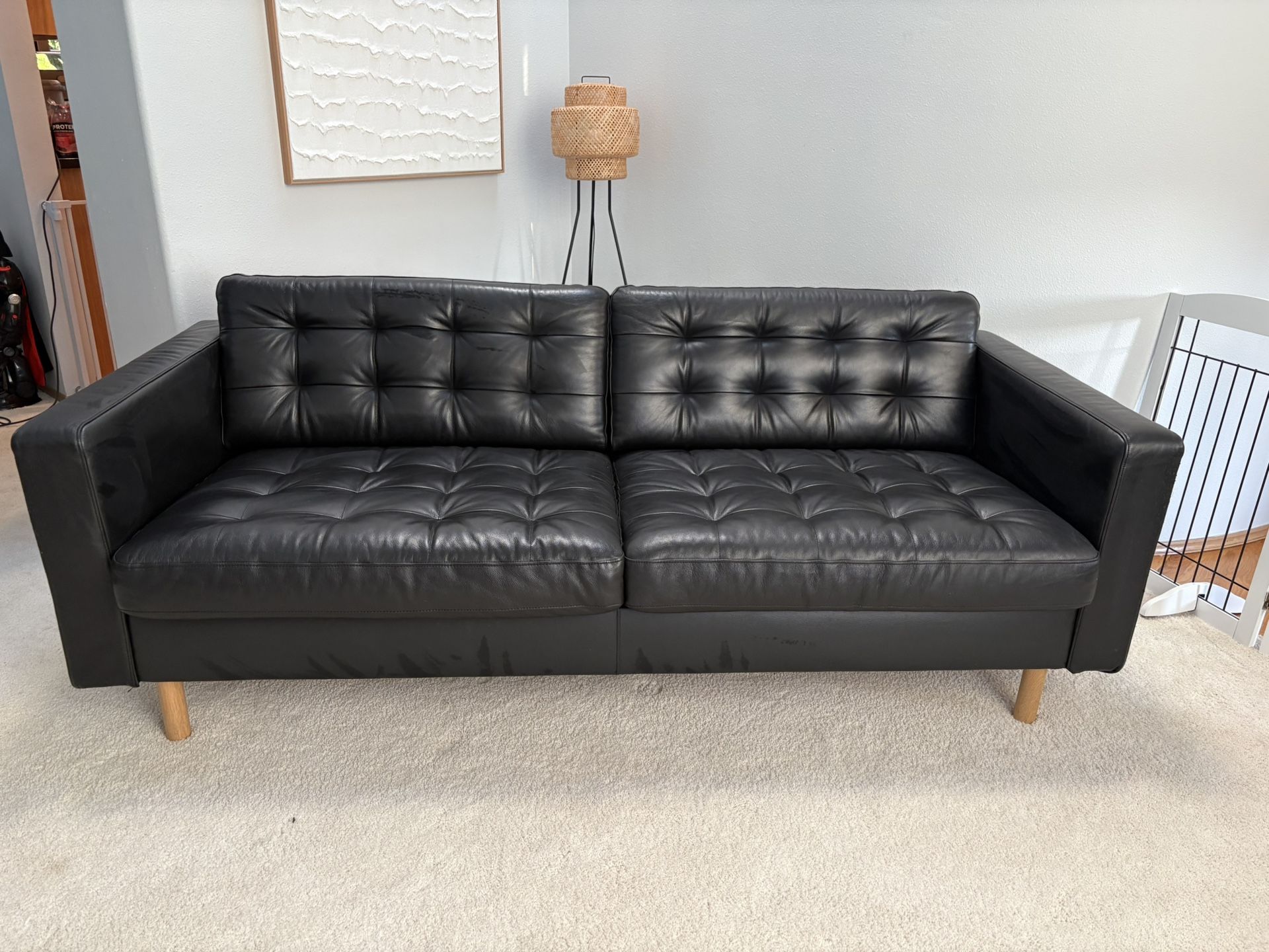 Leather couch