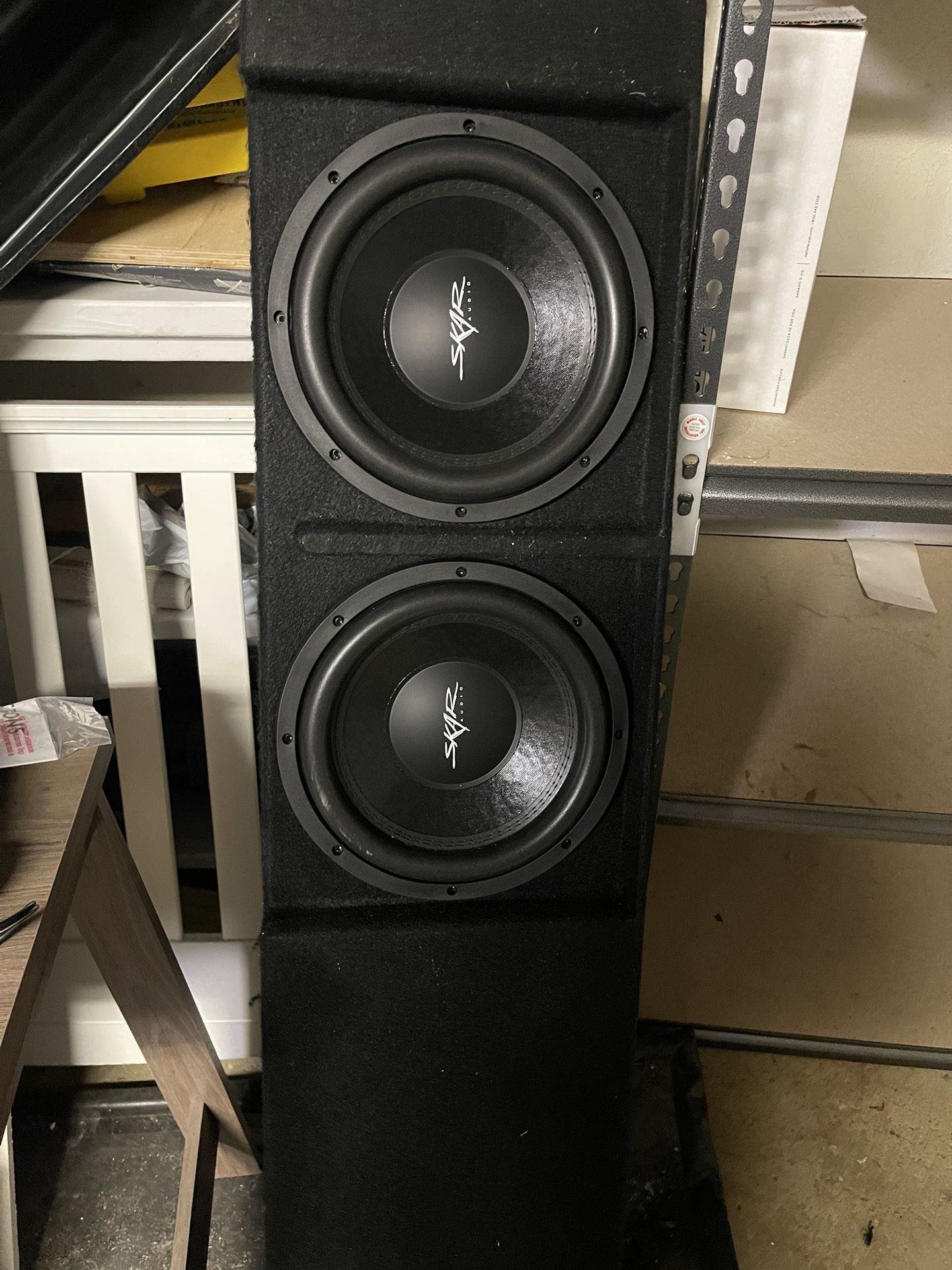 Loaded 12’ Subwoofer Enclosure for F150