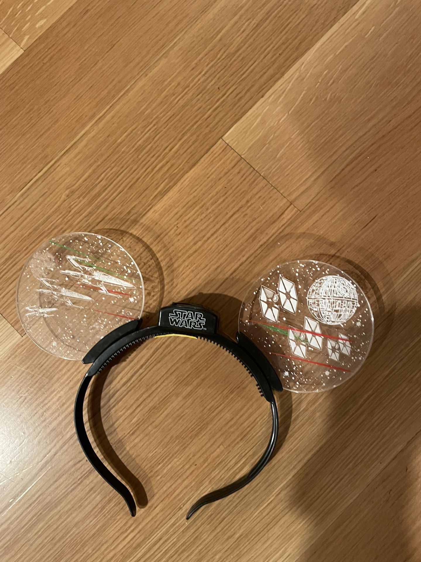Brand new light up Star Wars Mickey ears Disney Star Wars land Disneyland