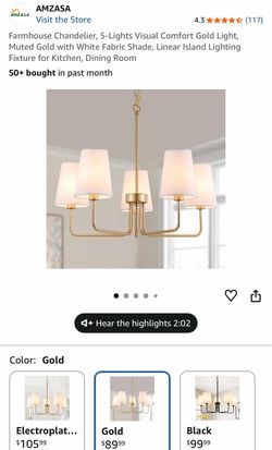 Chandalier new in box $60